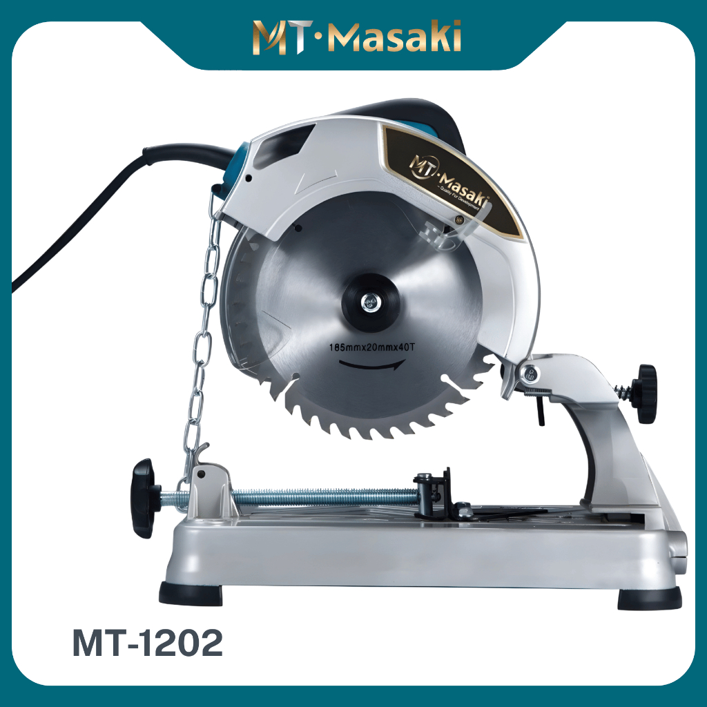 MTMASAKI Mesin Potong Rel Geser Mesin Gergaji Potong Besi 7" MT-1202 / Circular Saw