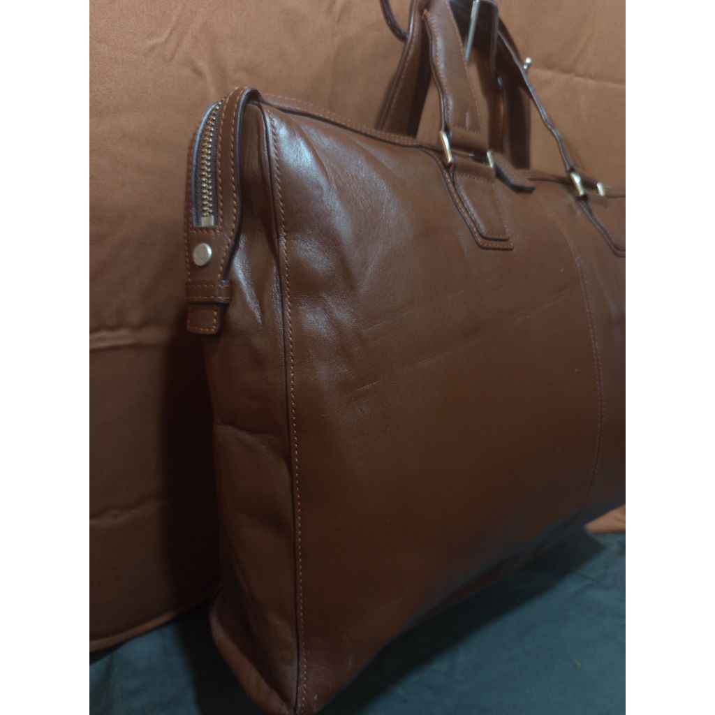Tas Kerja Tas Laptop Dunlop Kulit Asli second ori