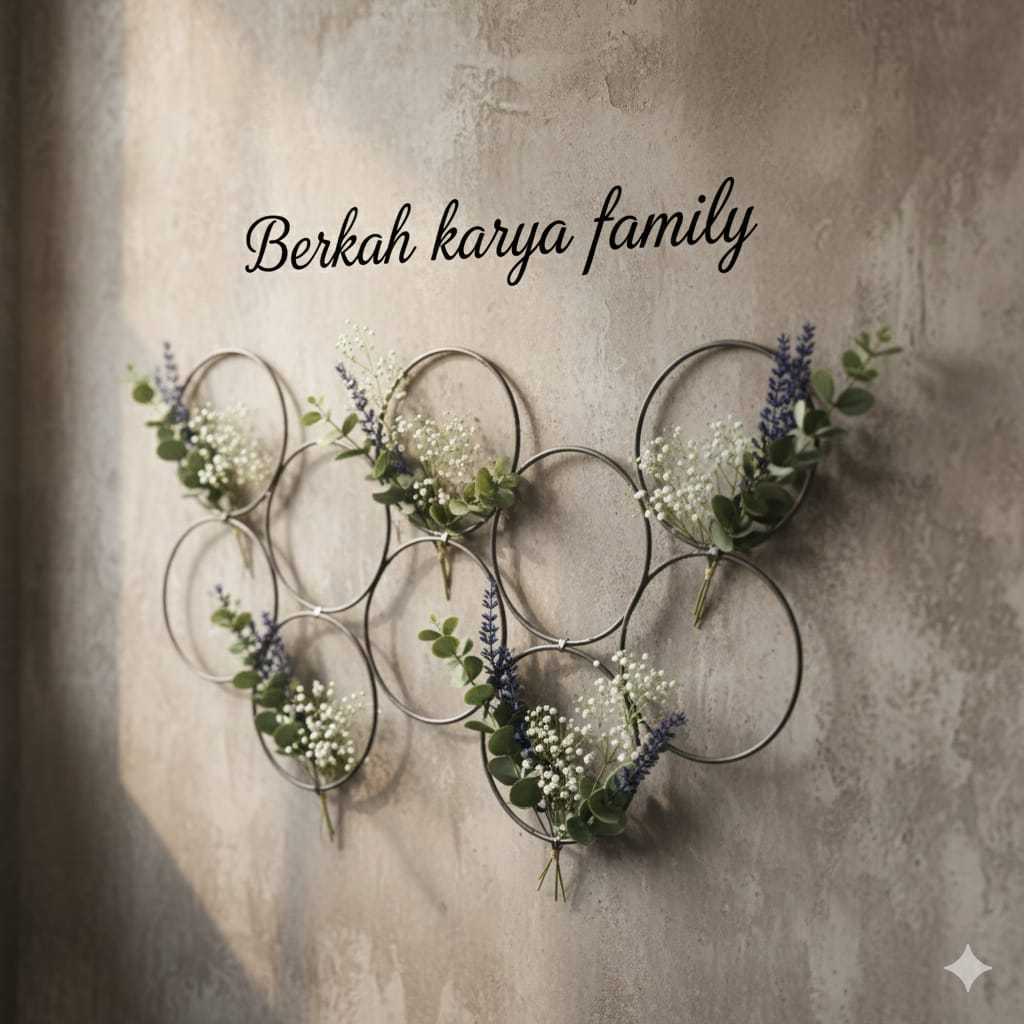 Lingkaran besi ring bulat/dekorasi ring bulat aeshetik