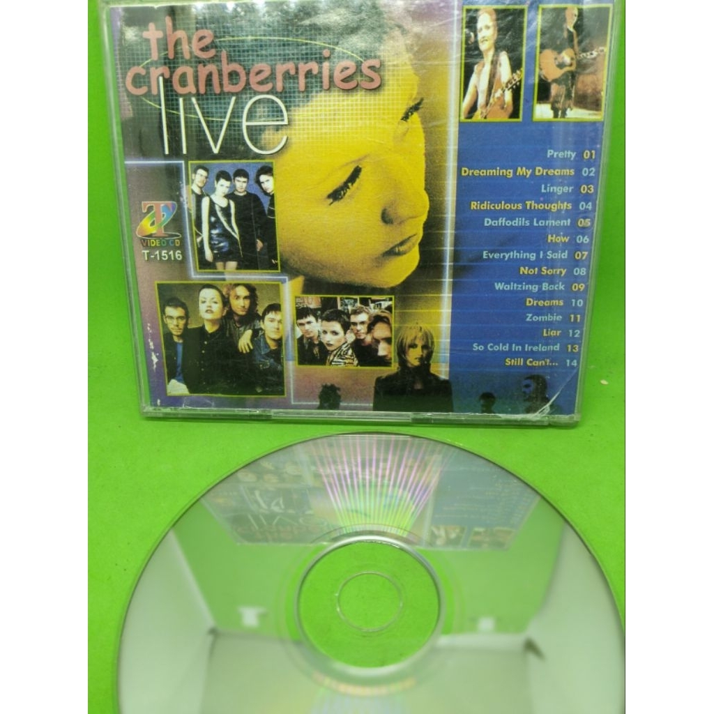 VCD video CD the CRANBERRIES Album Live