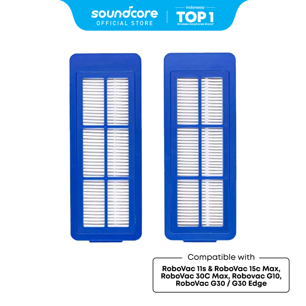 Eufy RoboVac Replacement Filter Set, Compatible with RoboVac 11S, 15C Max, 30C Max, G10, G30, G30 Ed