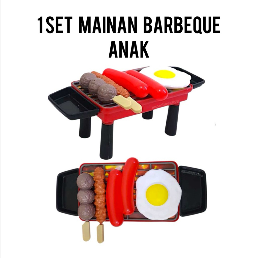 1 SET MAINAN BARBEQUE ANAK