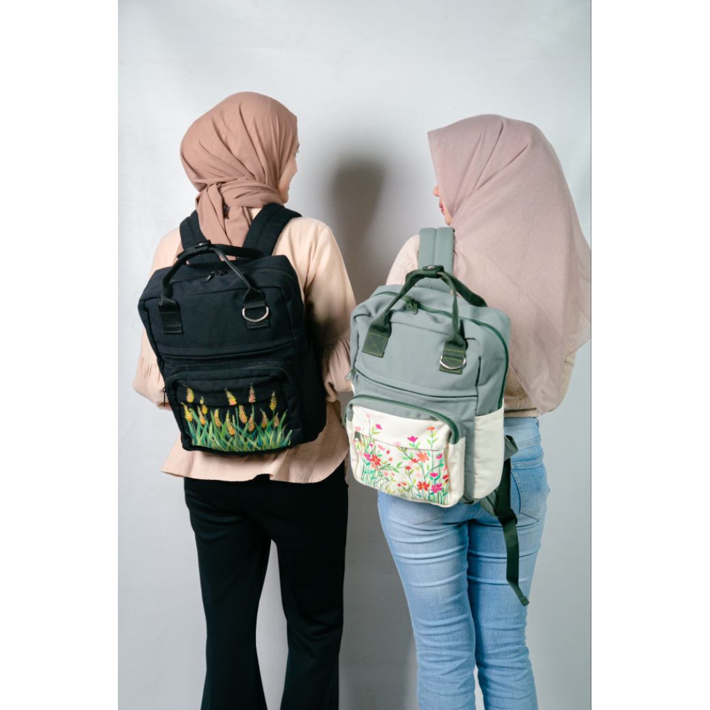 TAS RANSEL KANVAS LUKIS MANUAL