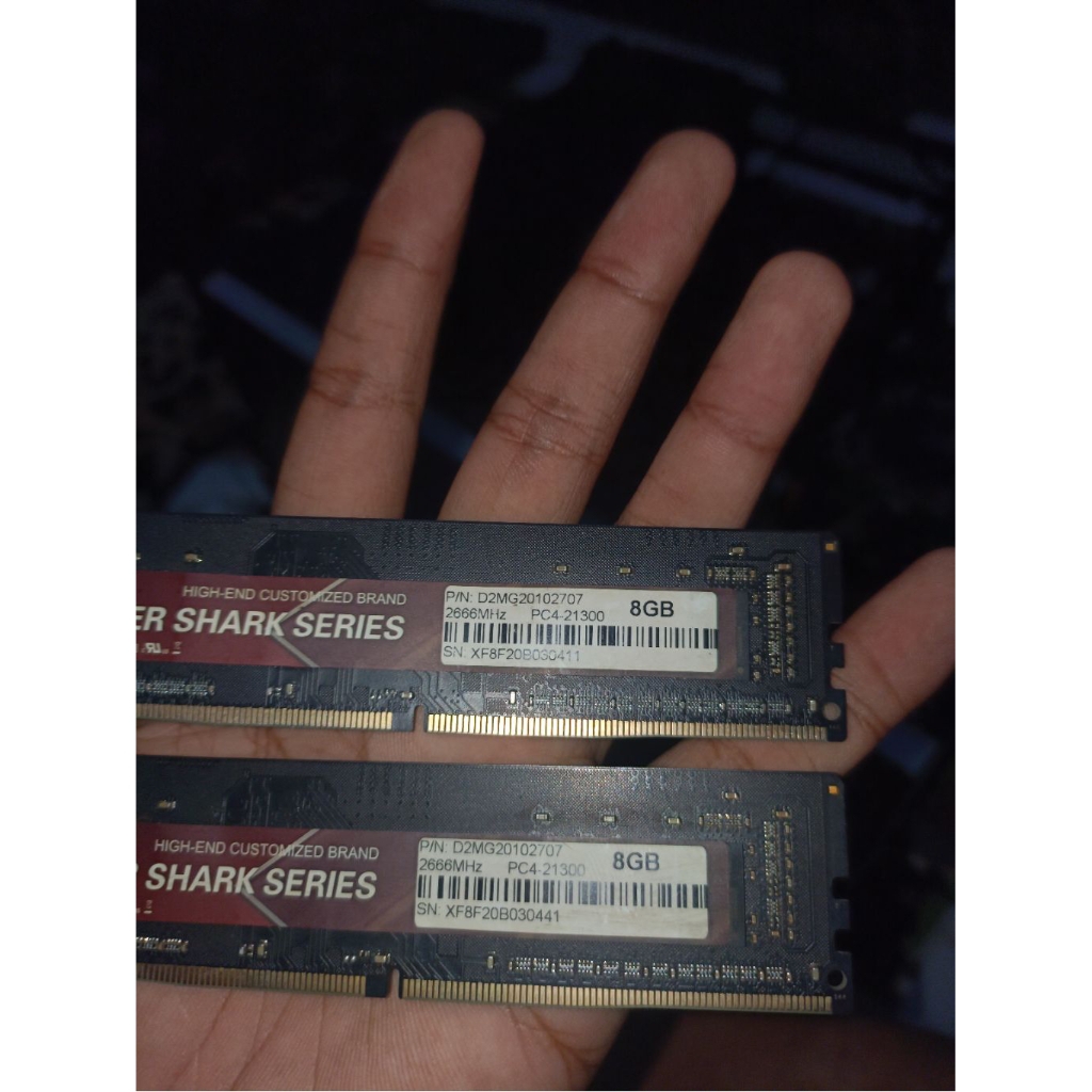 RAM DDR4 XSTAR TIGER SHARK 16GB 2x8 2666Mhz