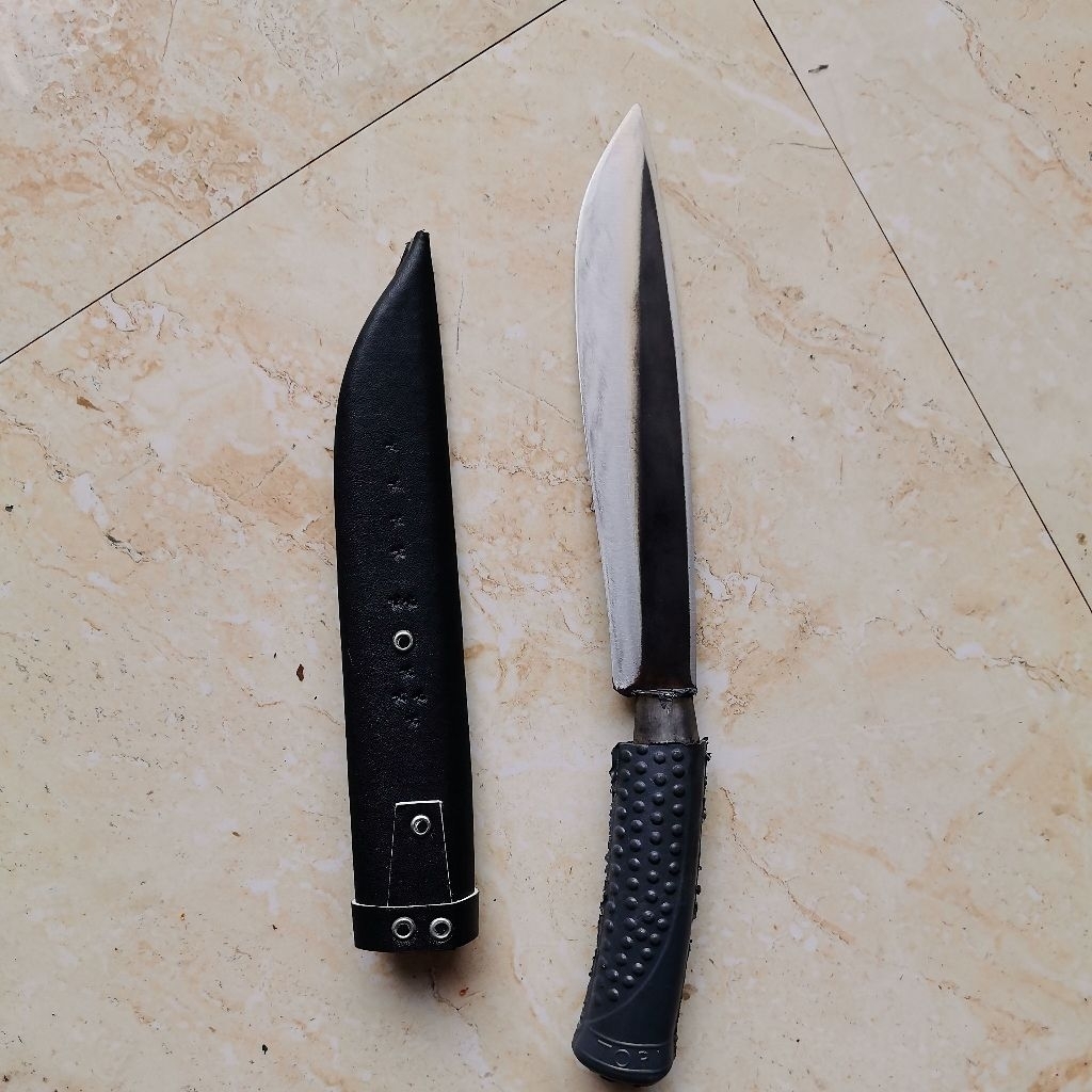 pisau dapur pisau seset baja hss + sarung