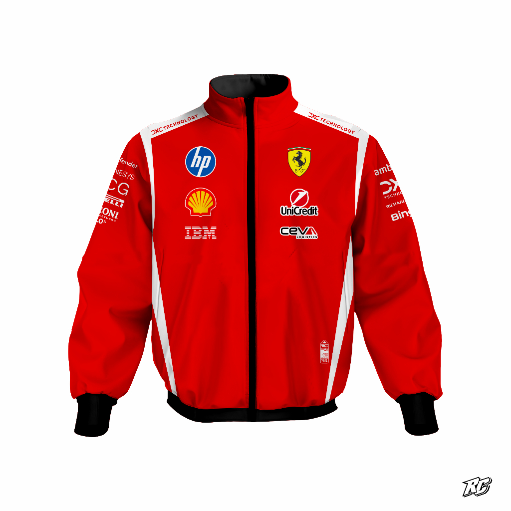 Jaket F1 Ferrari Livery 2026 Hamilton Full Printing