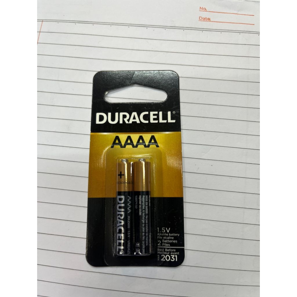 Baterai Duracell A4 AAAA E96 1.5V Bp2