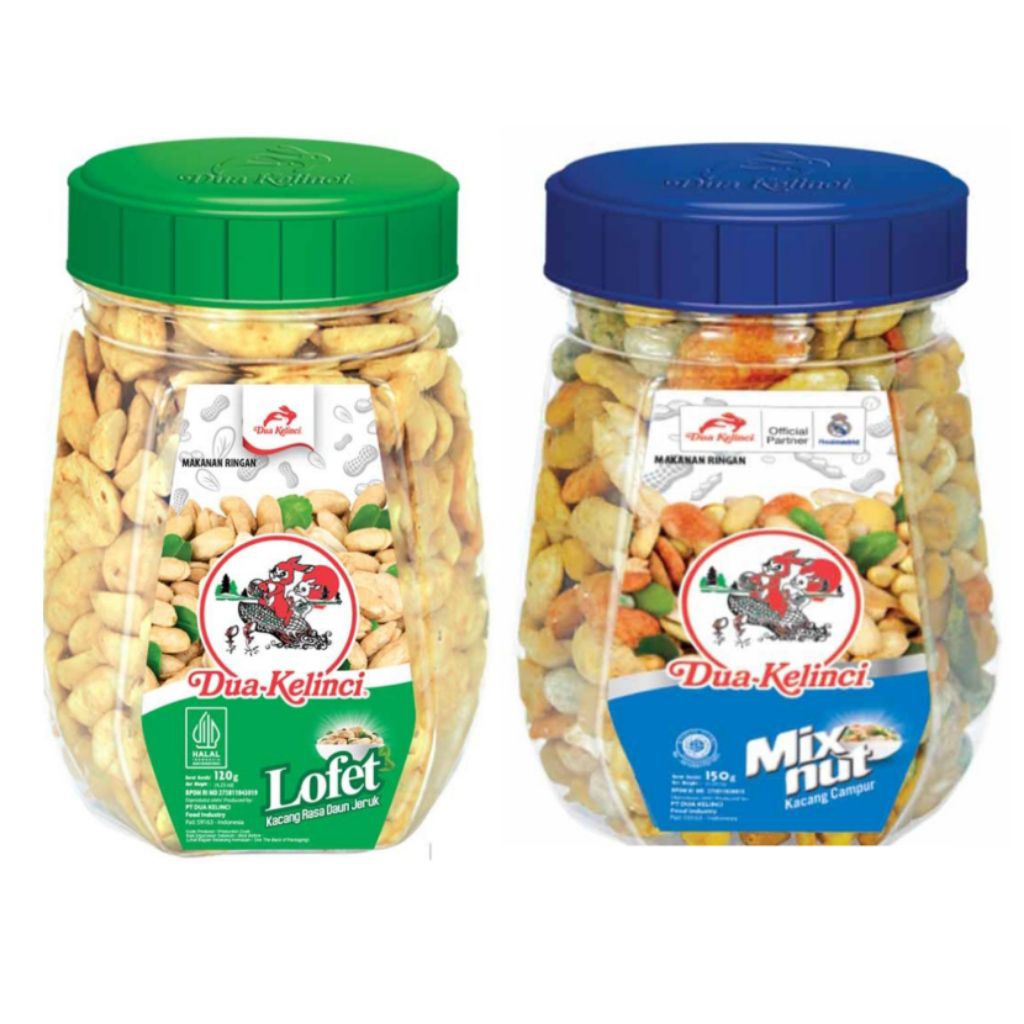 RAMADHANSALE DUA KELINCI KACANG LOFET MIX NUT TOPLES MINI 120g