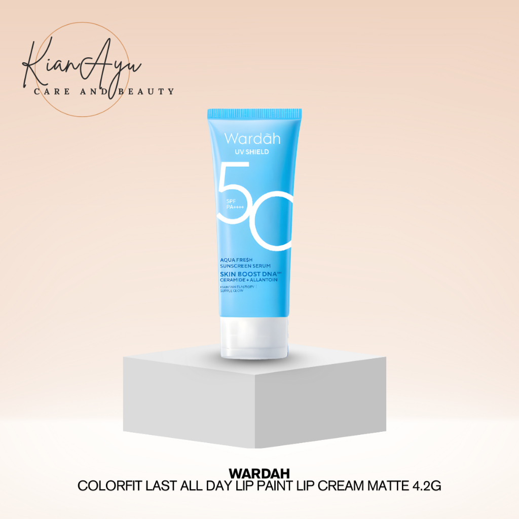 KianAyu* Wardah Uv Shield Aqua Fresh Sunscreen Essence Serum Spf 50 Pa ++++ netto 30 ml