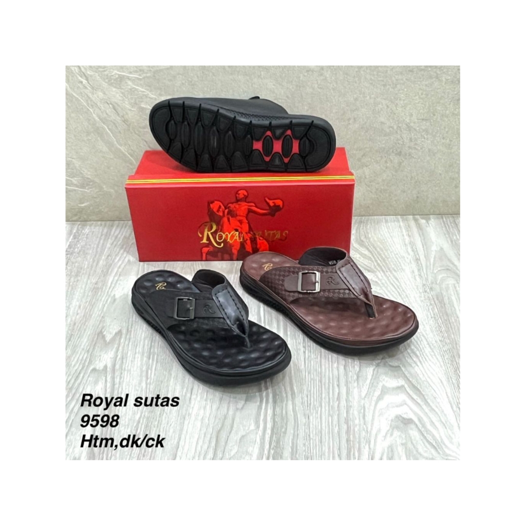 sandal kulit asli royal new mantul Jonggol