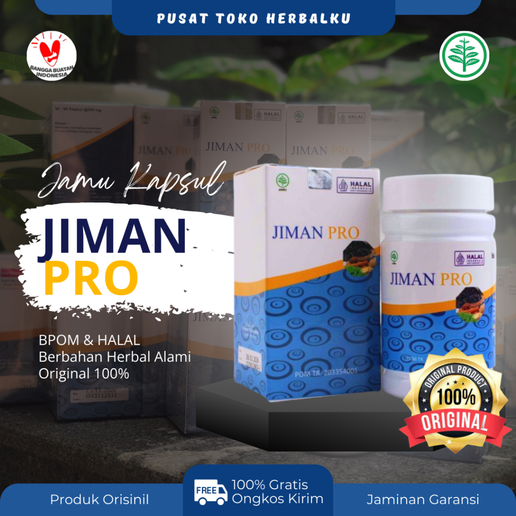KAPSUL JIMAN PRO ORI DISTRIBUTOR RESMI JIMAN PRO HERBAL