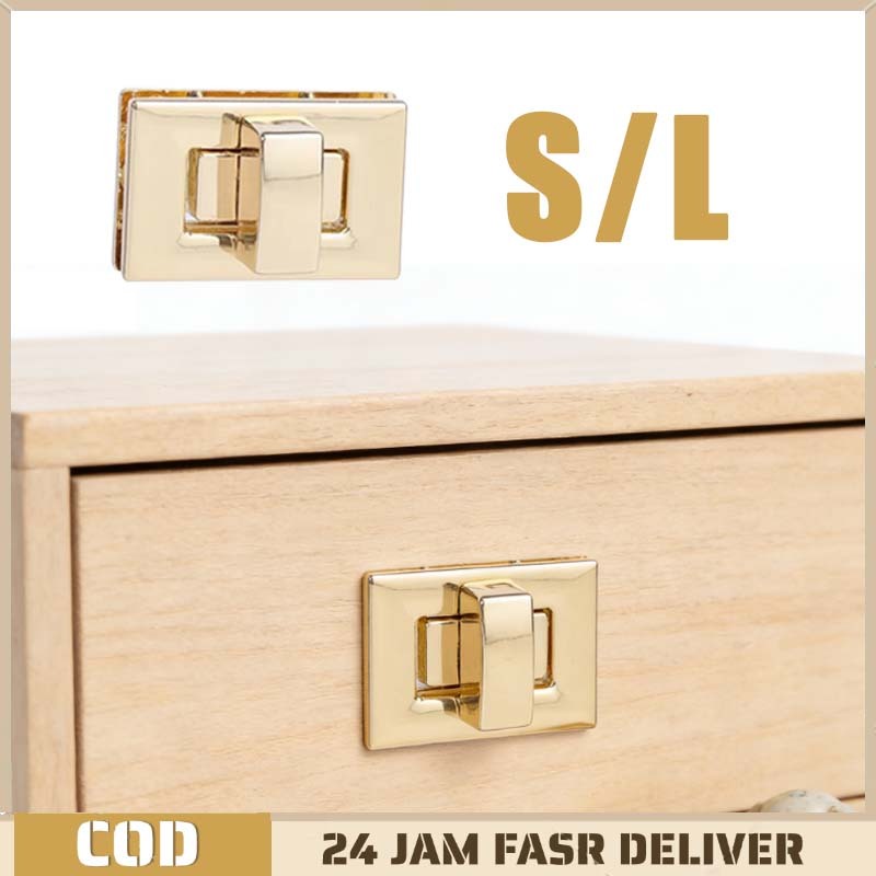 Kancing Tas Model Putar Kuncian Tas  Logam Berkualitas Tinggi Anti Air Tahan Karat Putar Kancing Tas