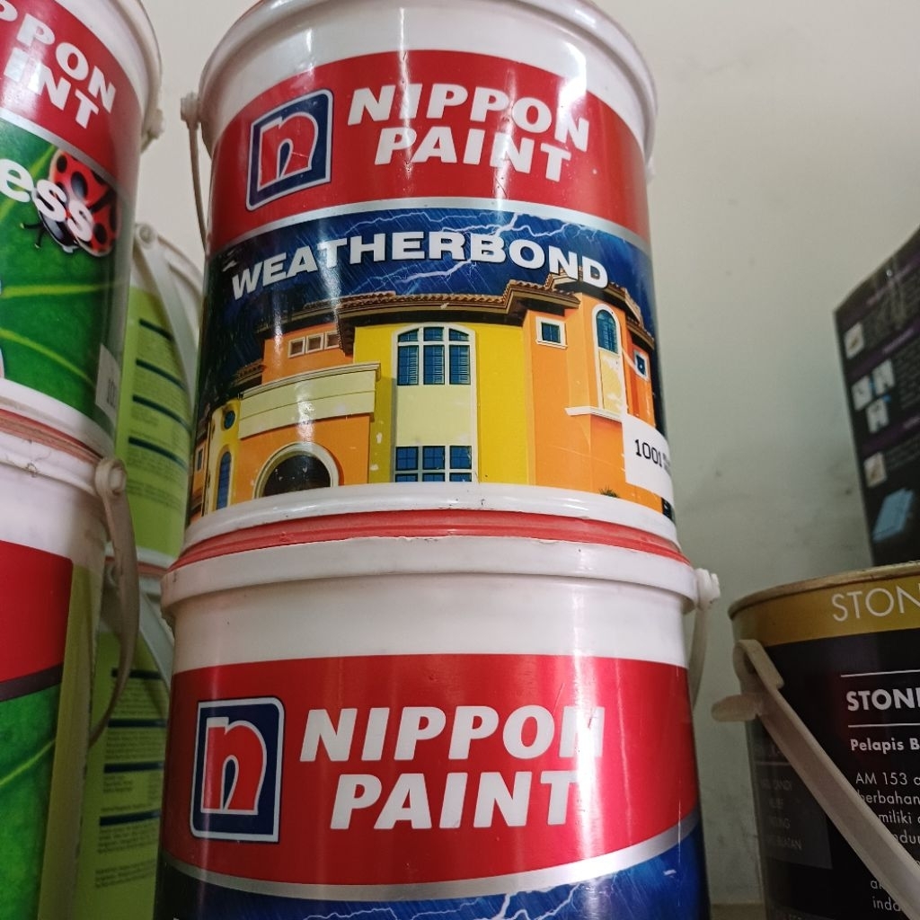 NIPPON PAINT WEATHERBOND WARNA PUTIH BRILLIANT WHITE 20LITER