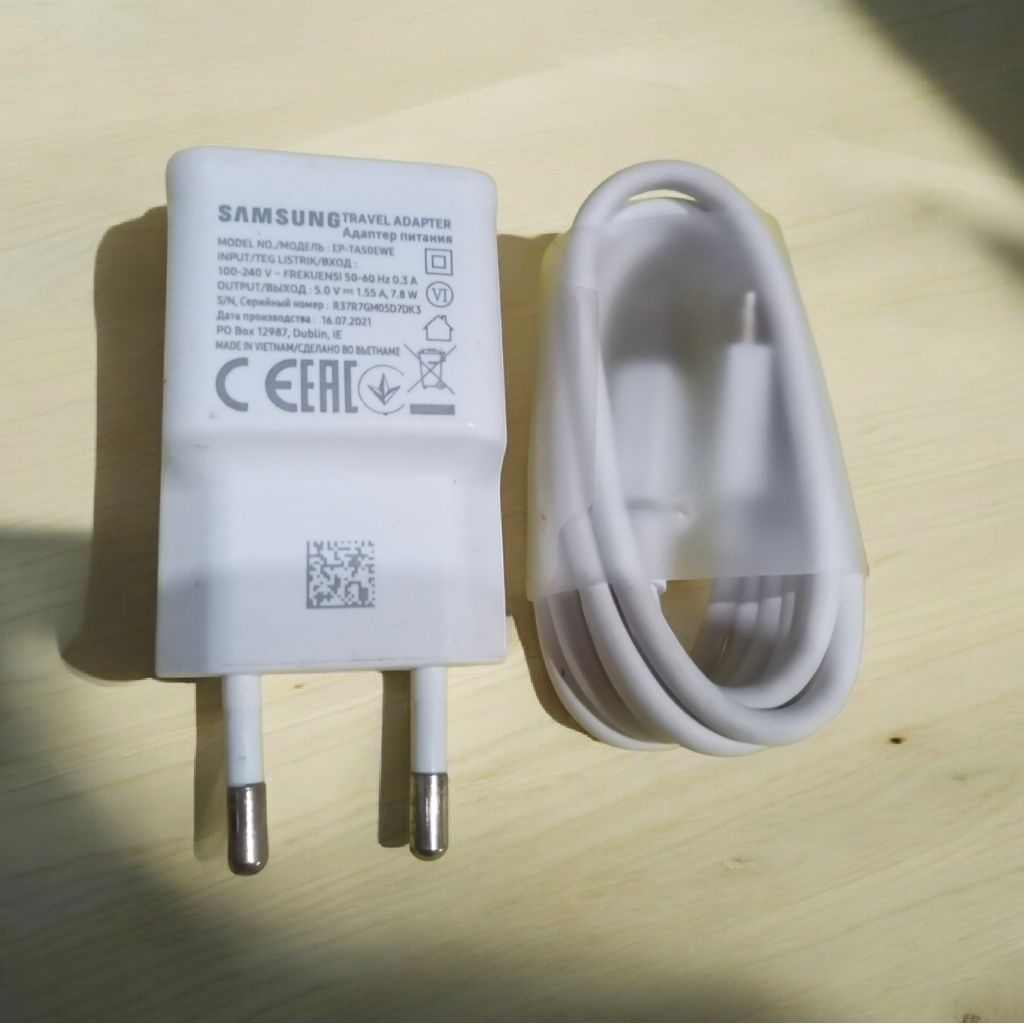 charger samsung 1.55A second ori bawaan hp