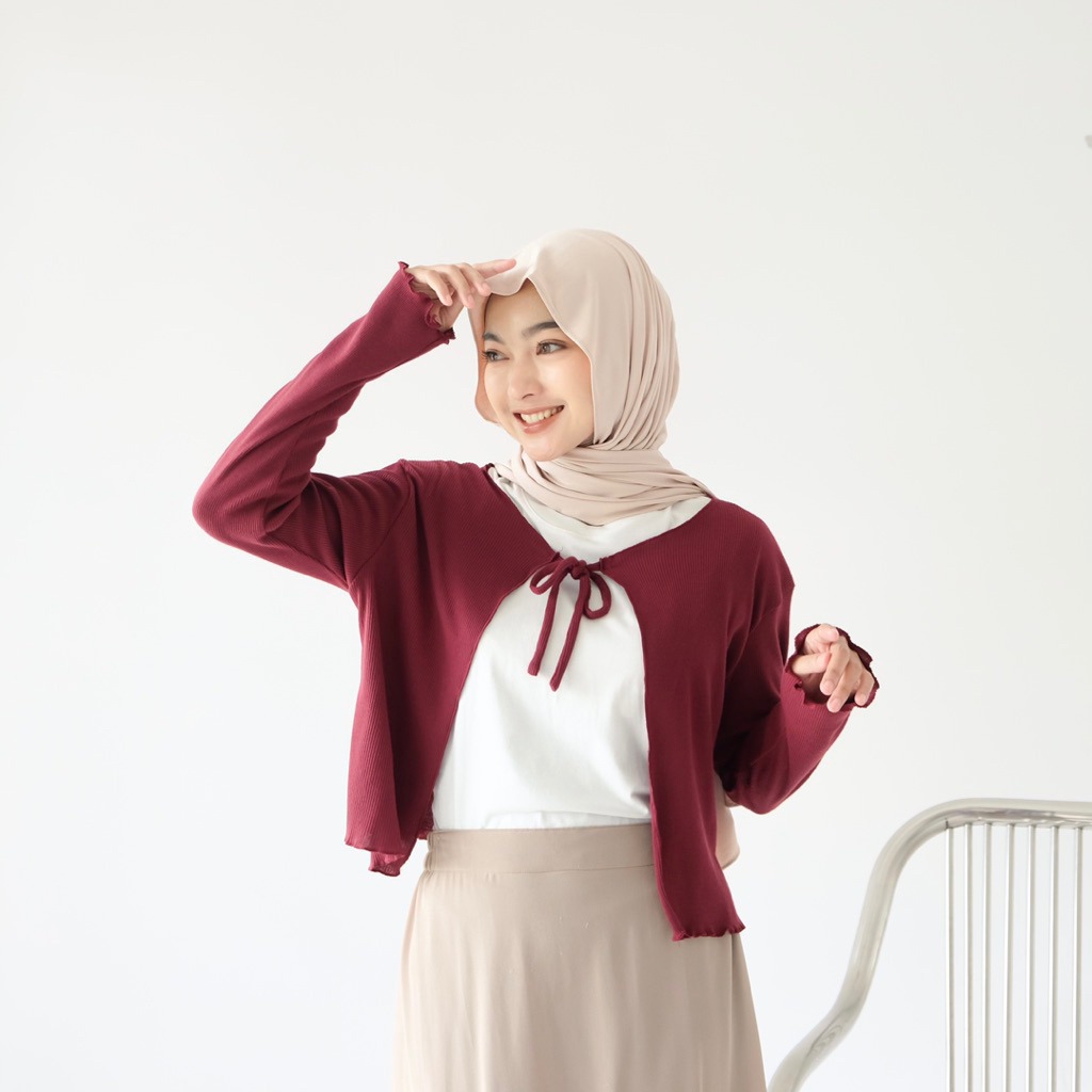 By Choco Cardigan - Outer Korean Modern Style - Minimalis Big Size Jumbo