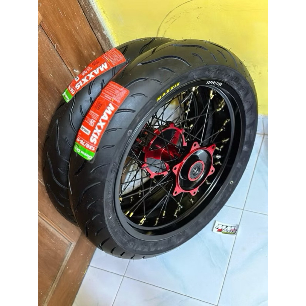 PAKET WHEELSET EXPEDITION/ RODA SET SUPERMOTO PNP CRF