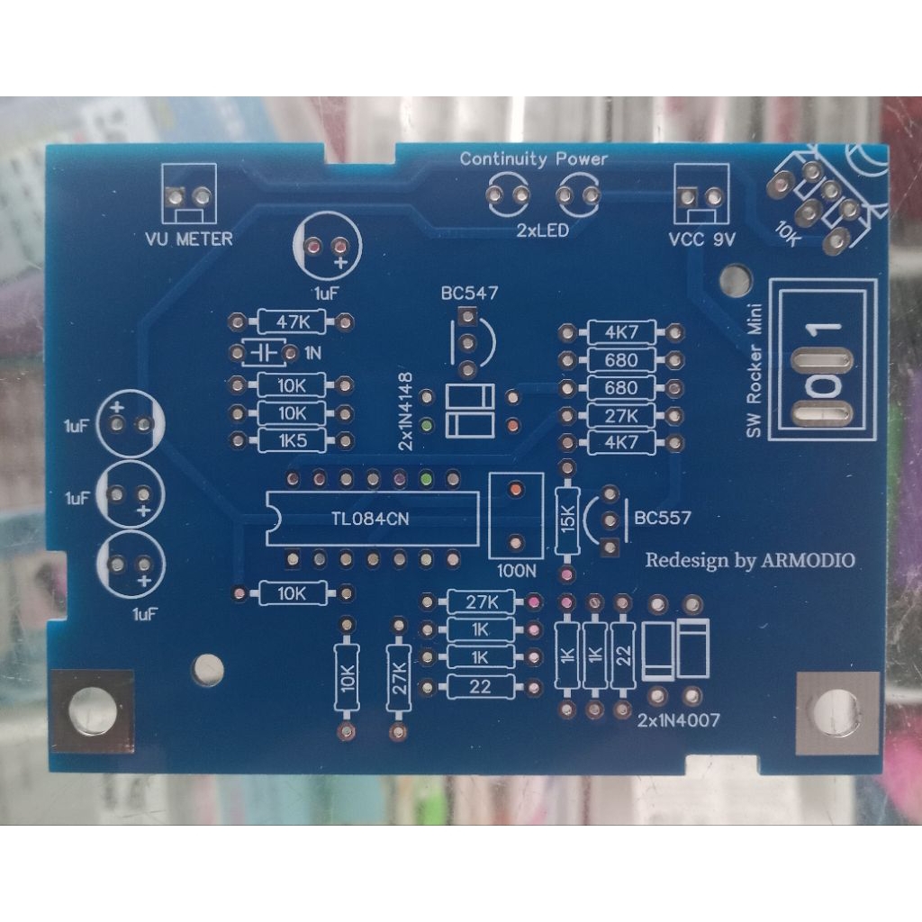PCB ESR Meter Analog TL084 dobel layer
