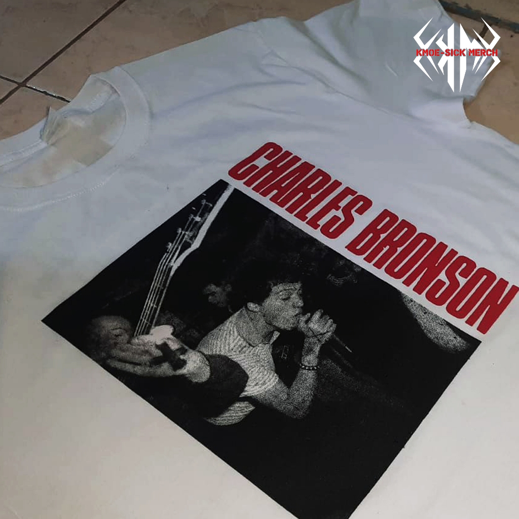 Kaos Charles Bronson Tag Merchons