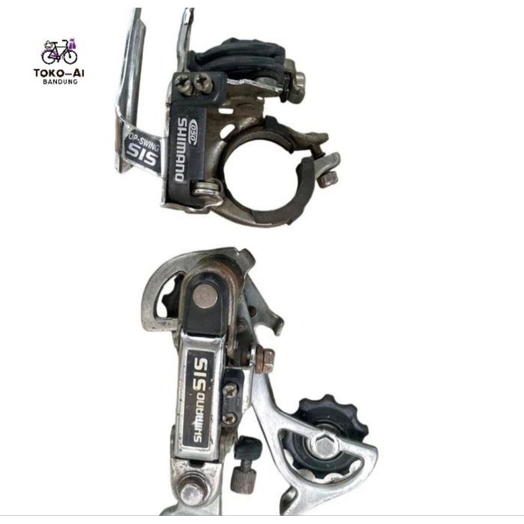 RD jepit dan FD Shimano SIS chroom ( 3x7 speed )