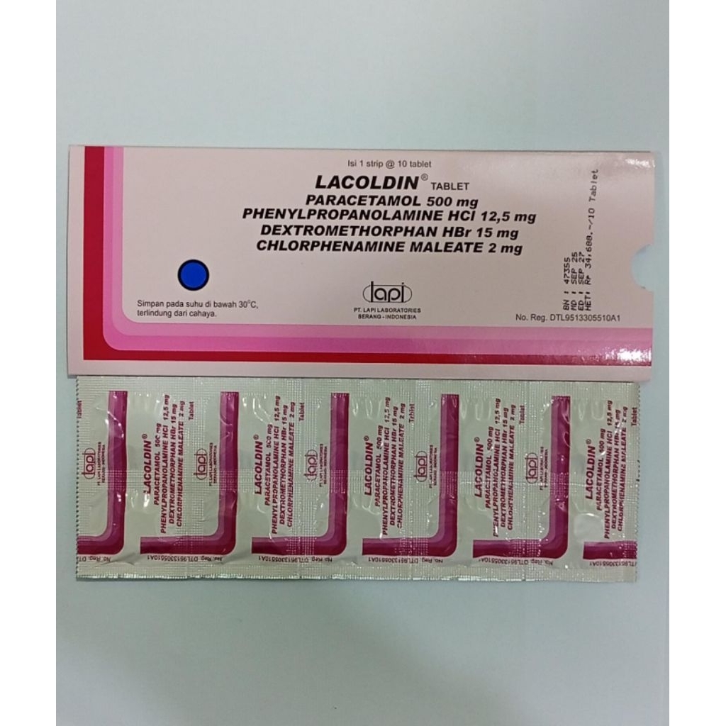 Lacoldin Tablet ( Meriang Batuk Pilek)