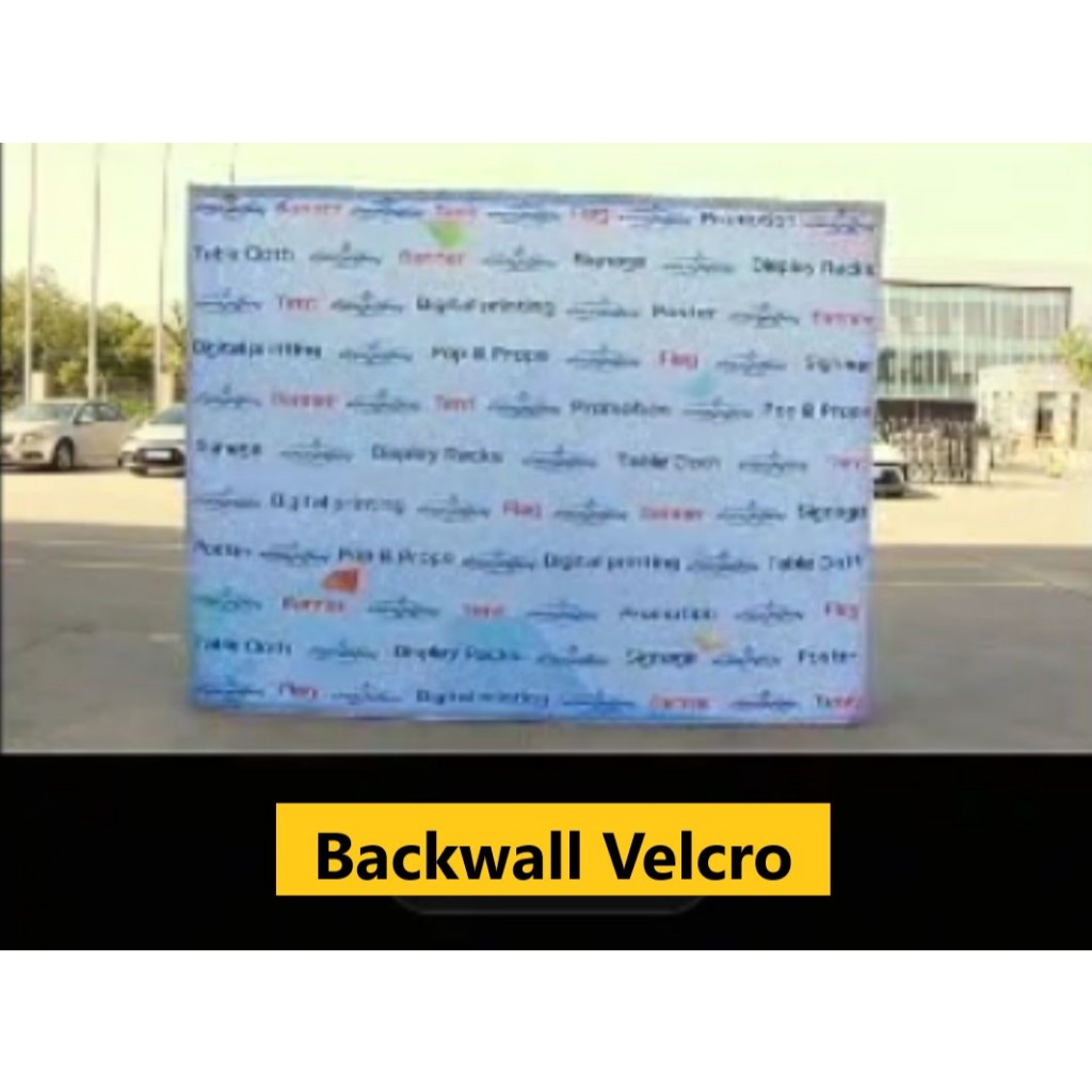 Rangka Backwall Velcro Kain Spanduk Rangka Backdrop Velcro