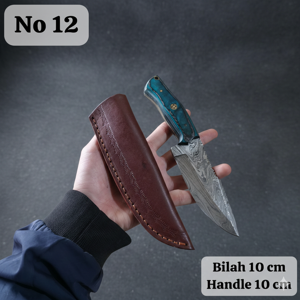 HK Pisau Dapur I Pisau Survival I Pisau Multifungsi I Pisau Damascus Original