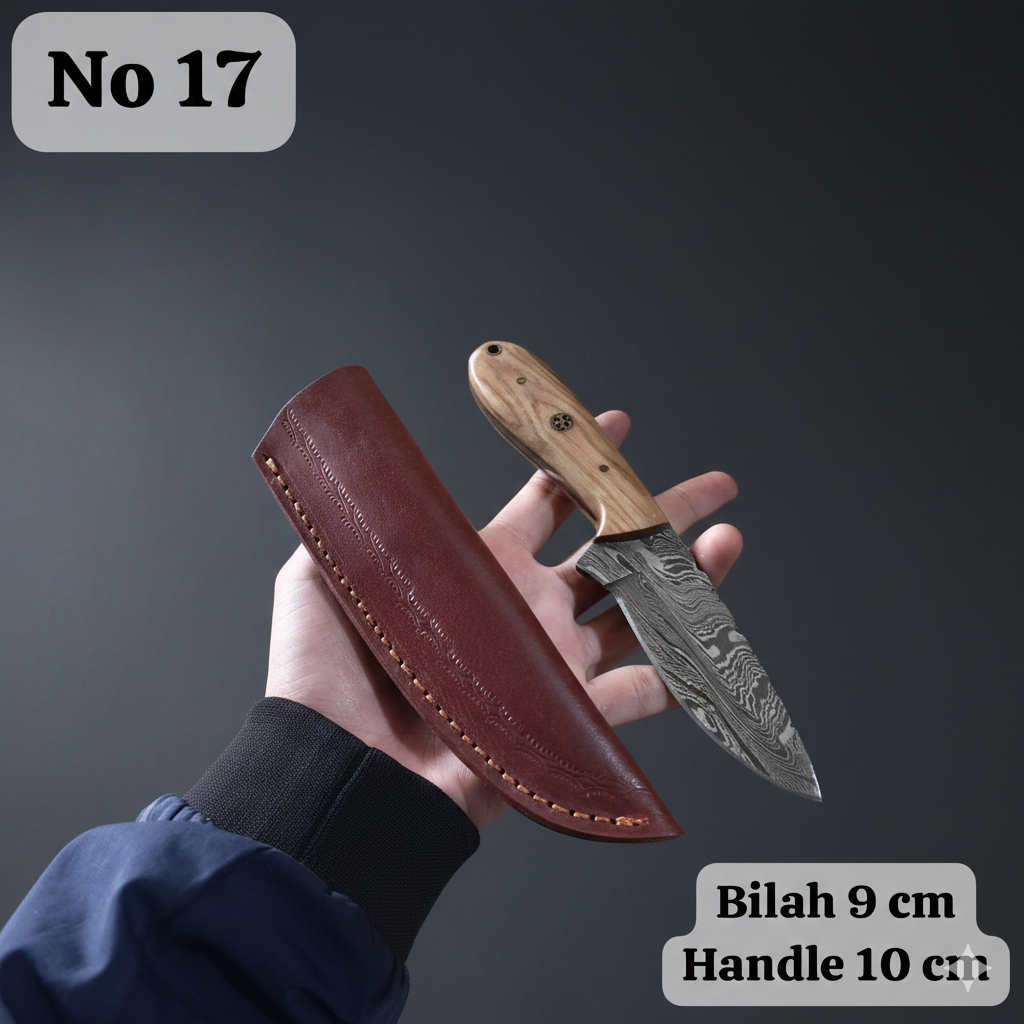 HK Pisau Damascus I Pisau Dapur I Pisau Serbaguna I Pisau Survival I Produksi Sukabumi