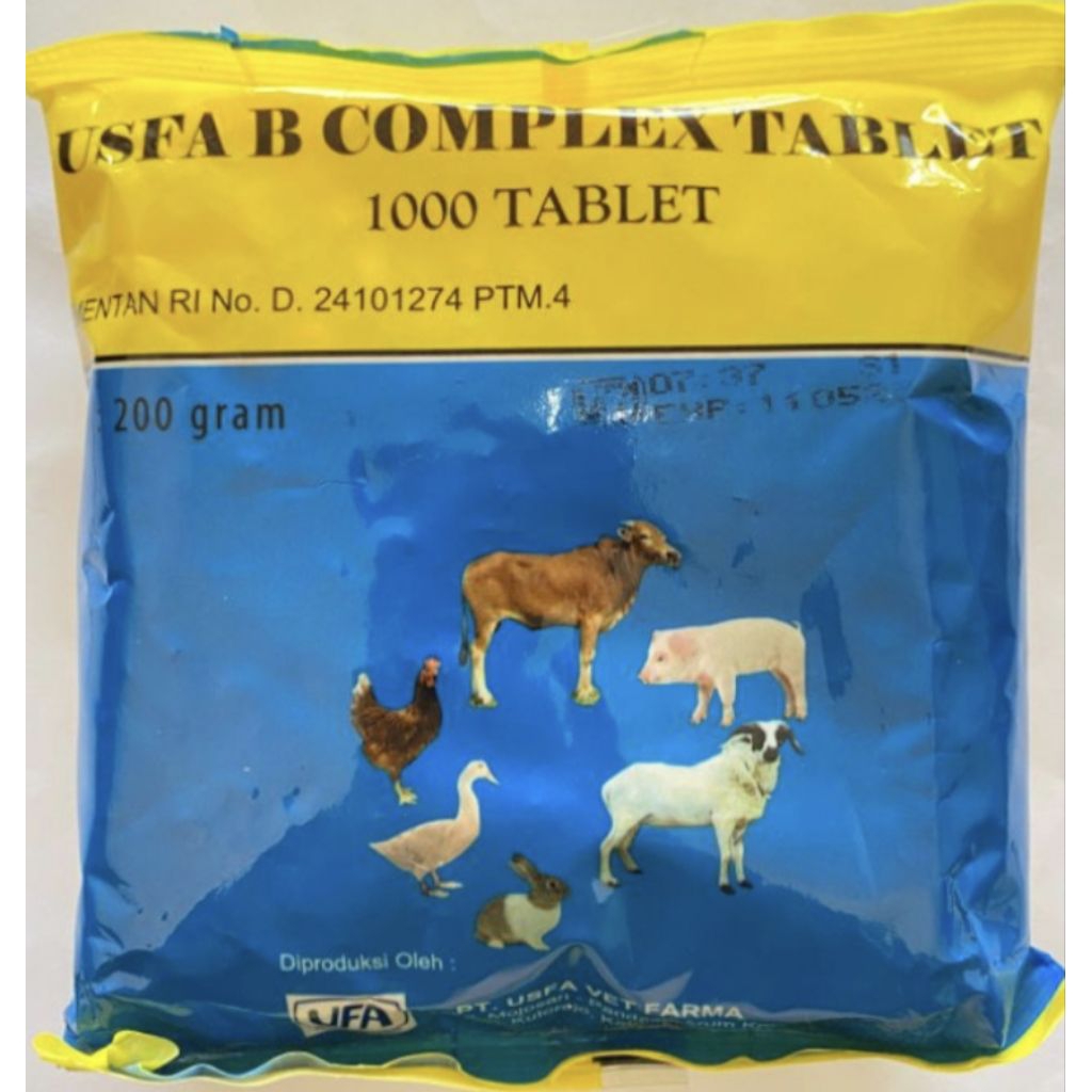 B complex usfa vitamin hewan