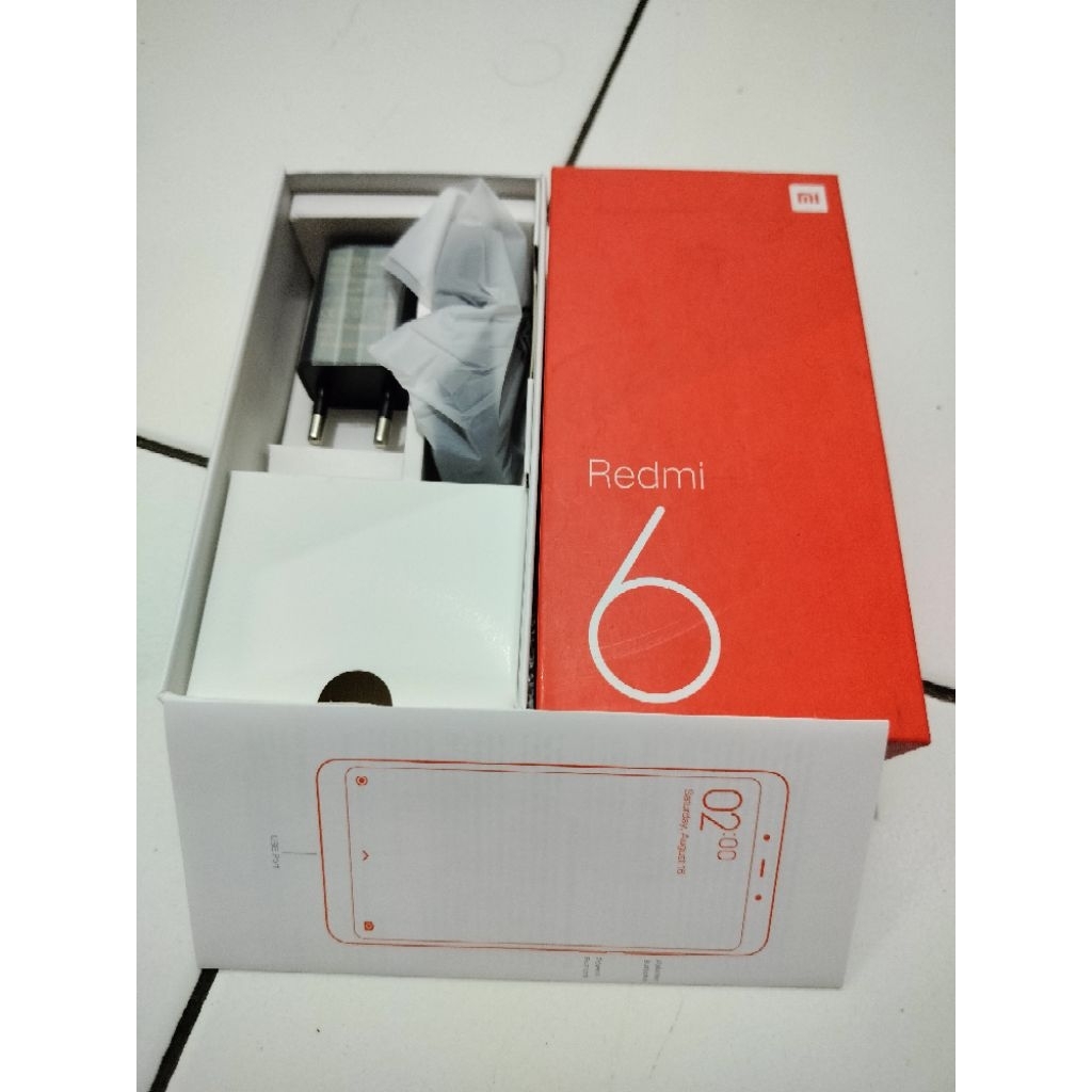 Box Kotak Hp Redmi 6 Fullset Charger