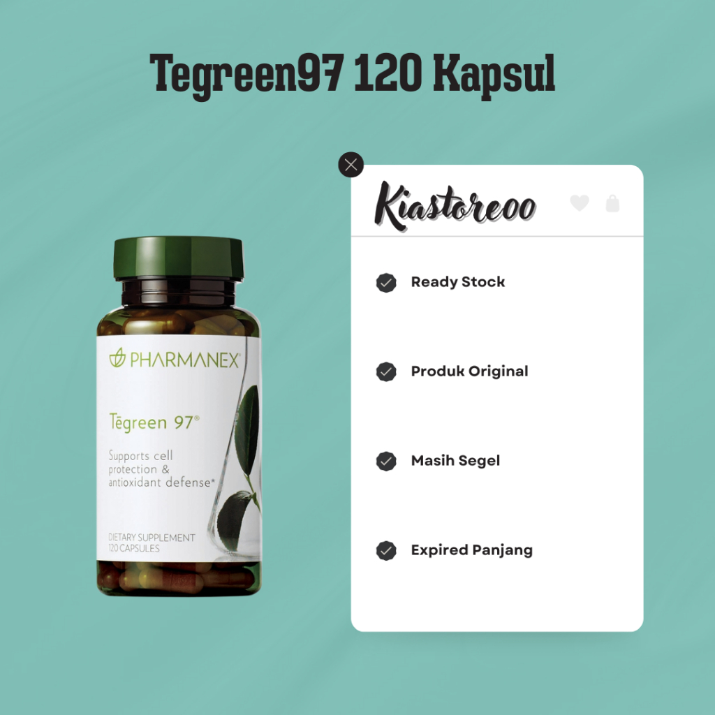 Exp 2027. Tegreen120 Teagreen Teh Hijau 120 Kapsul