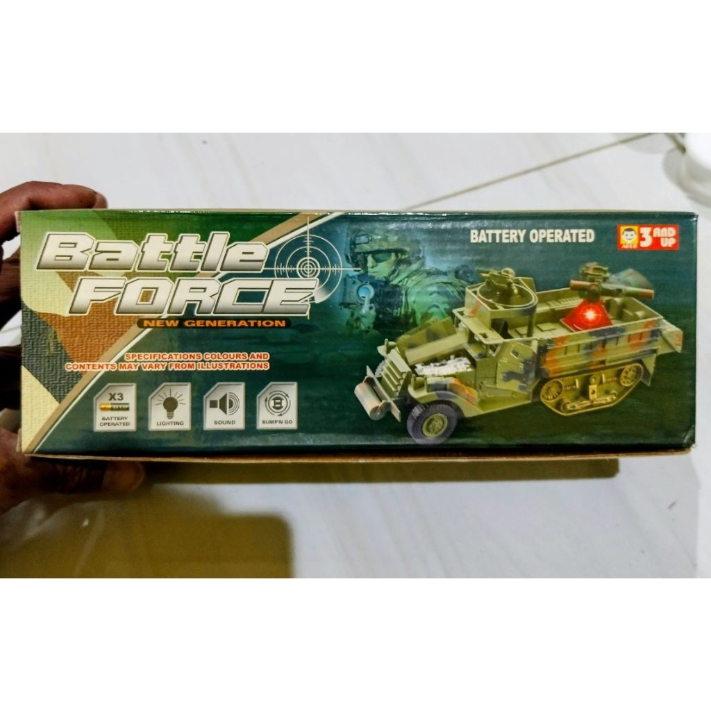 Mainan Mobil Tank Battle Force minus