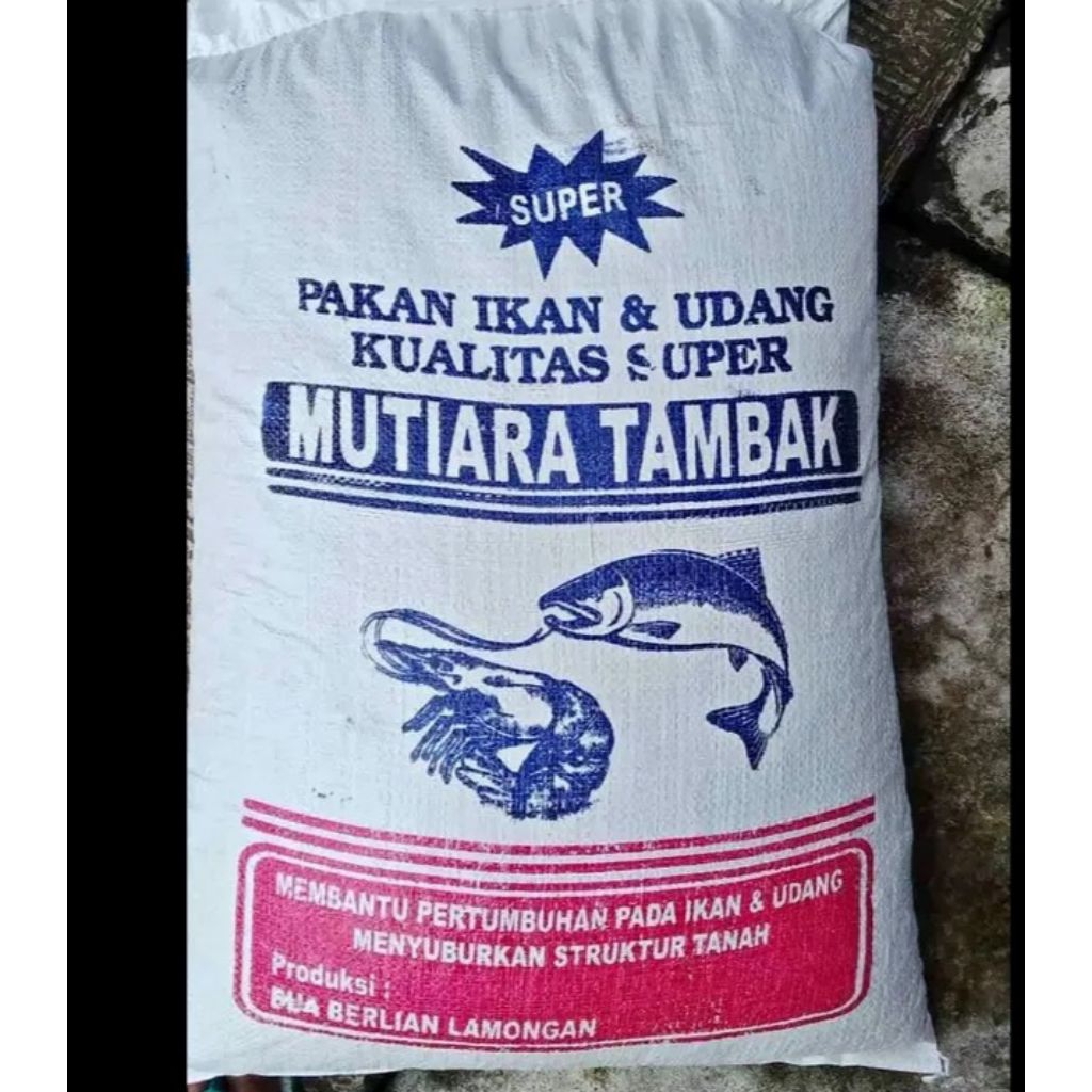 pakan ikan 1 karung.pakan mutiara tambak.pakan udang.pakan tenggelam.