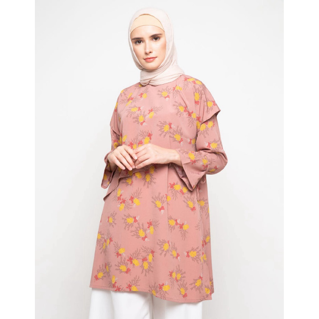 [Preloved] Seta Top Kami Blouse Size M / Tunik Kamiidea / Tunik Kami Idea / Blouse Kami / Blouse Kam
