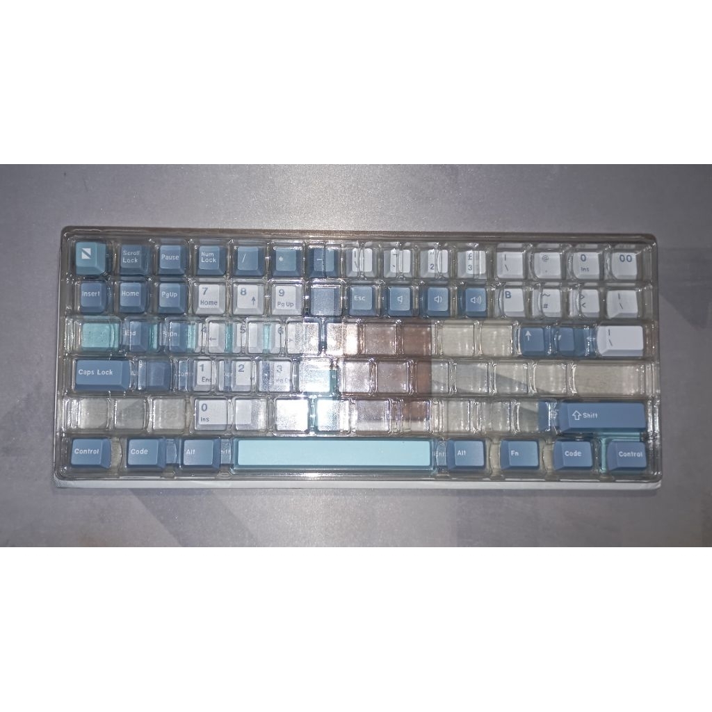 Keycaps (Satuan) Noir Azure Modifiers Navigation 1U 1.25U 1.5U (second) - Cherry Profile - PBT Doubl