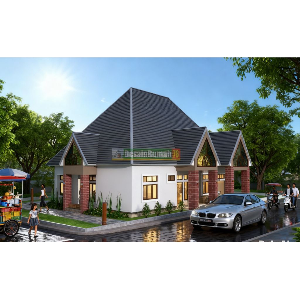 DESAIN RUMAH 10x16, Paket desain siap bangun. jasa desain rumah murah, jasa gambar rumah,