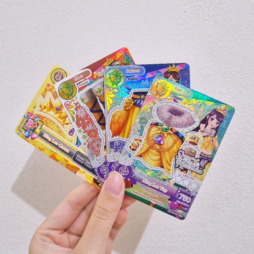 Aikatsu Card Kartu Premium Ran Constellation King Leo Indo Ori