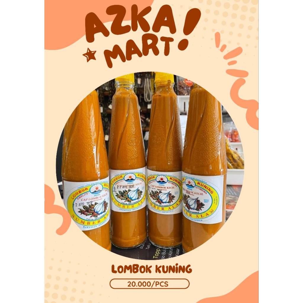 Lombok Kuning Sumber Alam - KIRIM INSTAN Azka Mart