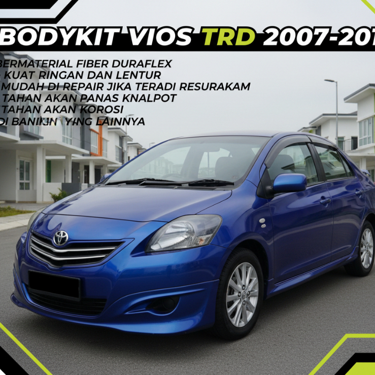 Arjuna bodykit bodykit vios gen2 2007 2008 2009 2010 2011 2012 trd body kit vios trd bodikit vios tr