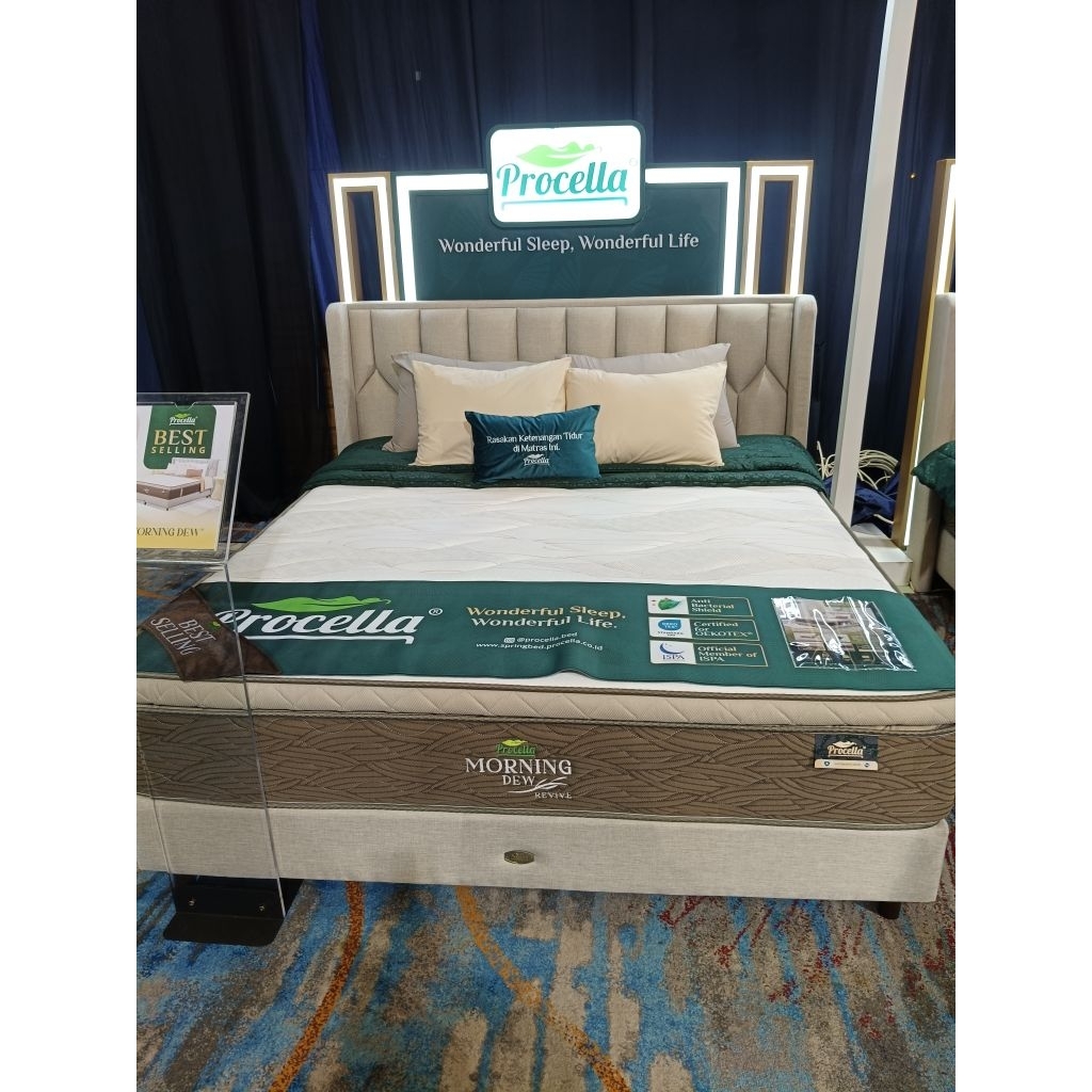 SPRINGBED PROCELLA TIPE MORNING DEW / KASUR SPRINGBED PROCELLA BY OLYMPIC