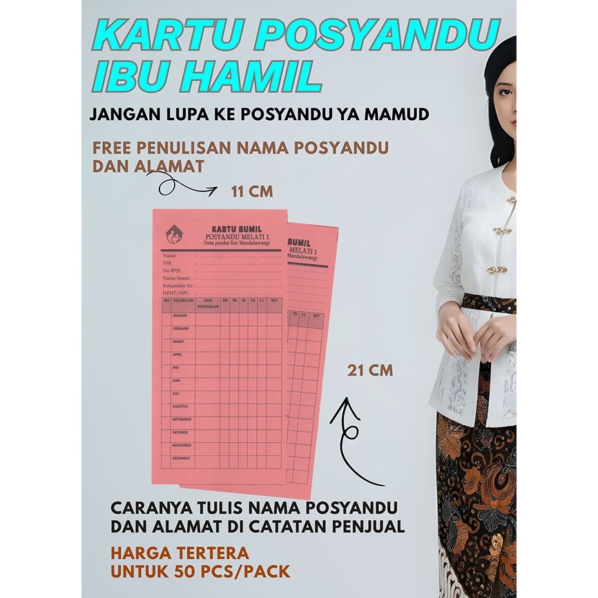 KARTU POSYANDU IBU HAMIL