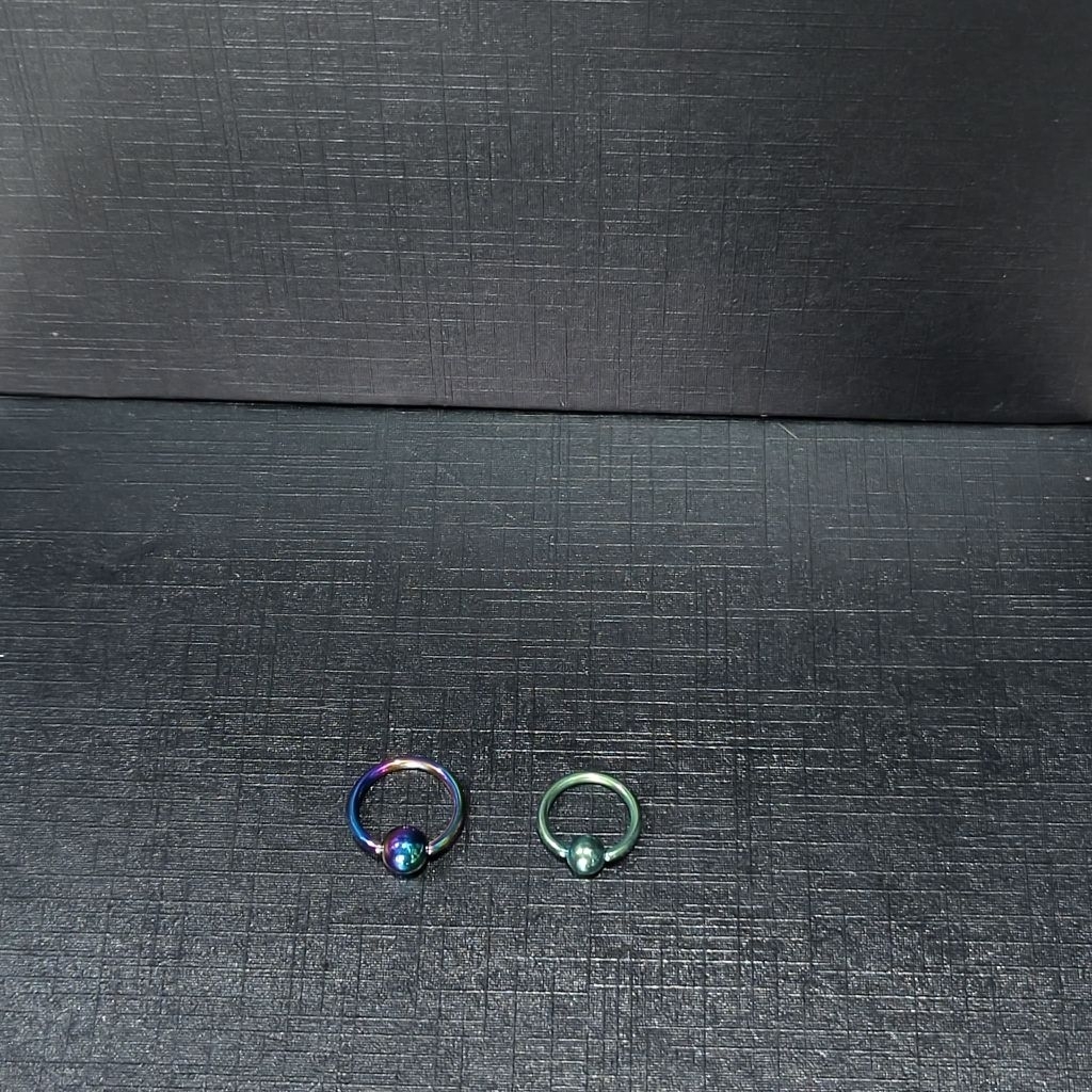 ANTING RINGBALL SEPTUM TITANIUM / TINDIK TELINGA / TINDIK SEPTUM TITANIUM / ANTING HIDUNG TITANIUM /
