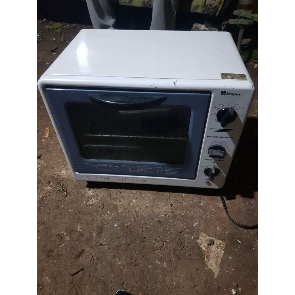 oven listrik Maspion second