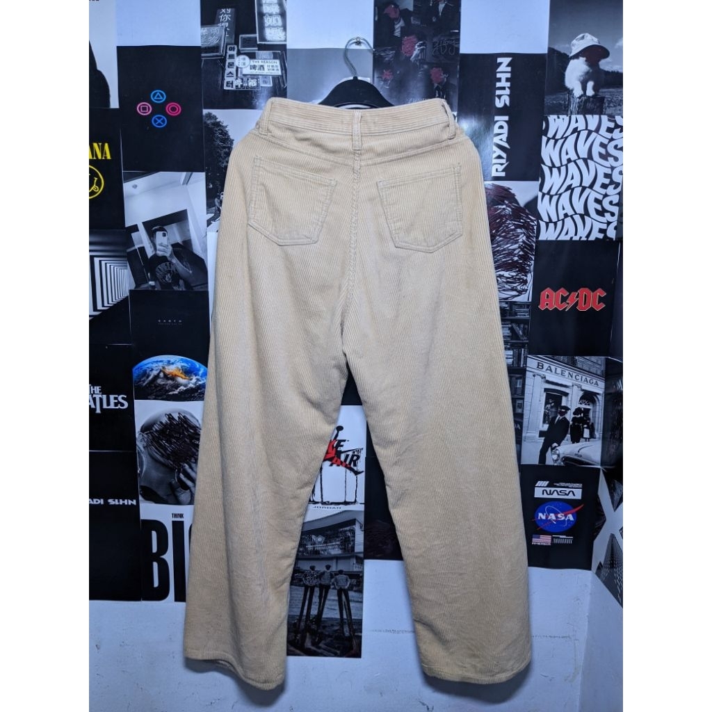 Celana Baggy pants kulot Corduroy