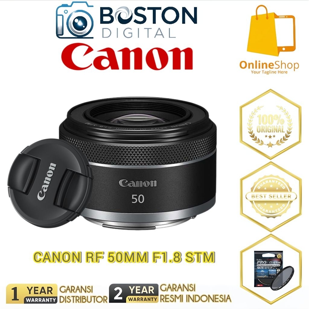 LENSA CANON RF 50MM F1.8 STM / CANON RF 50MM F1.8 STM / RF 50MM