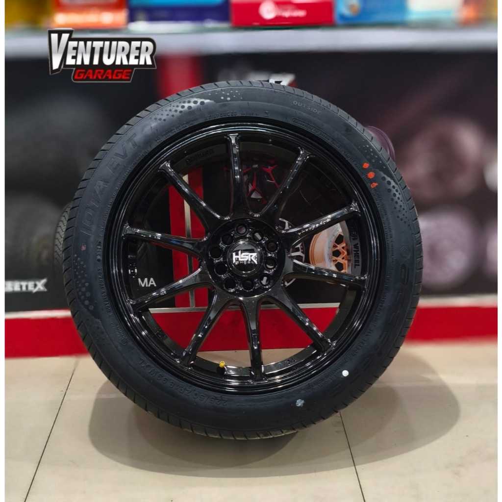 Paket Velg Mobil R18 Hsr Indy Plus Ban 225/50 R18 Buat Innova Terios Rush Xpander Zenix
