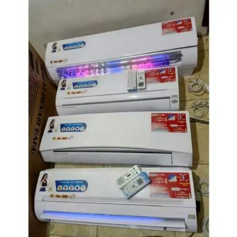 Kipas Angin AC Remote 3PK + LED + ICE GEL ,|Kipas Dinding Remot Model AC Ideal Ruangan 4m x 3m