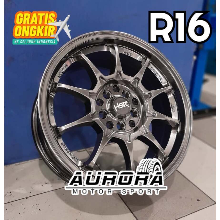 Velg Mobil Racing R16 Model CE28 Untuk Ertiga,Innova,GrandMax - Hyper Black