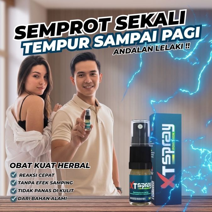 Xt spray Obat Kuat Pria Dewasa  - Minyak Herbal Spray BPOM