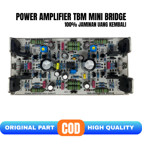 NUR PCB - Driver Power Amplifier TBM Mini Bridge BTL Mid Low & Sub Low