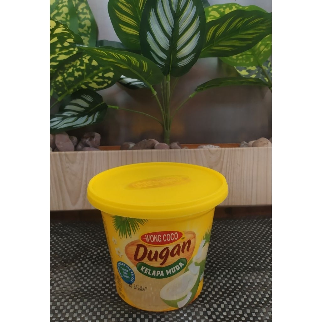 Nata De Coco wong coco dugan 1 kg ember - Potongan Kecil, Segar, Cocok untuk Minuman dan Dessert
